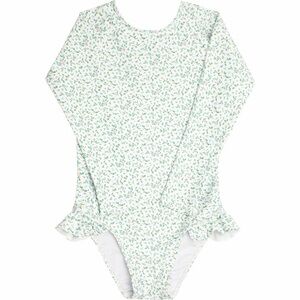 Minnow Garden Floral Rashguard One Piece Girls Size 9/10